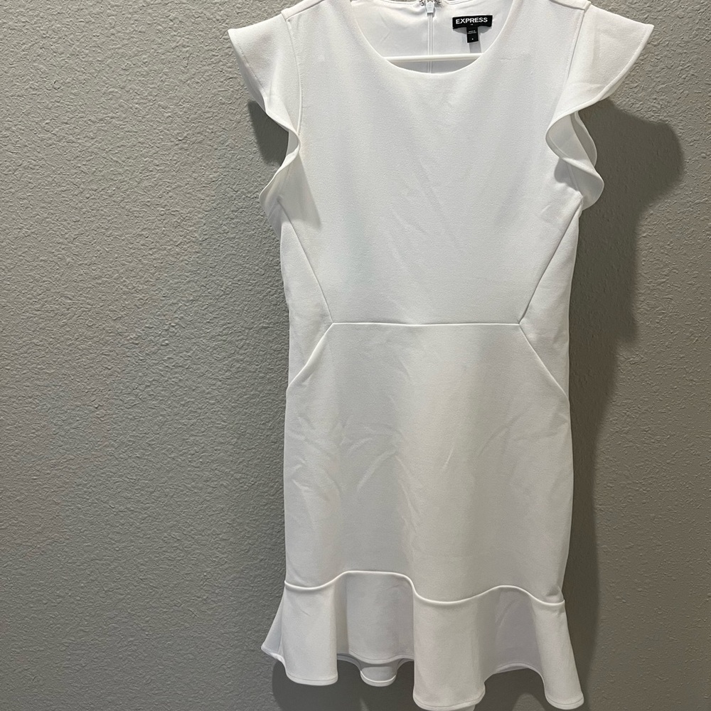 EXPRESS white dress size 4